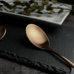 Ложка столовая 21 см матовая медь PVD Alessi-Copper P.L. [12]