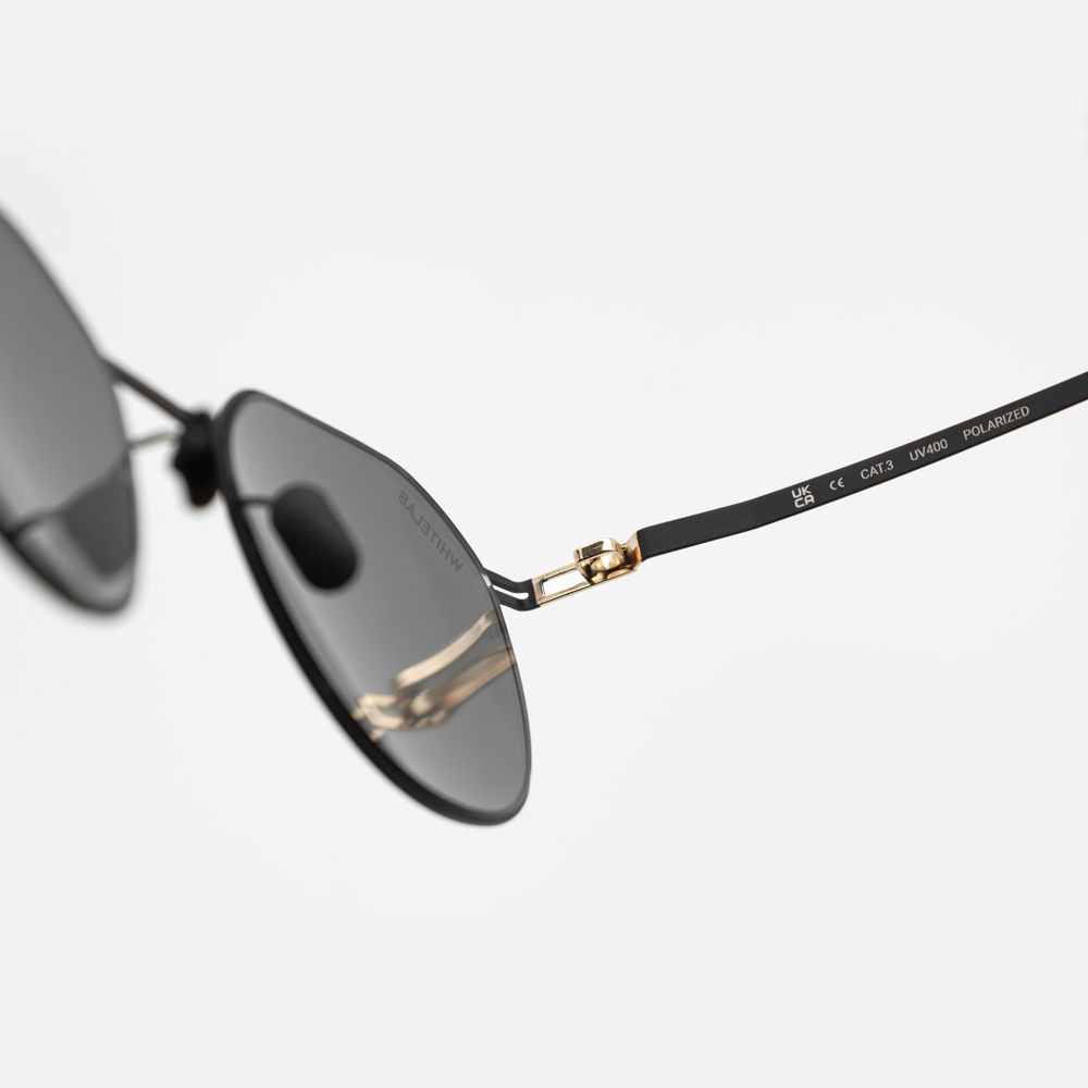 Очки солнцезащитные WHITELAB Lane Black/Black