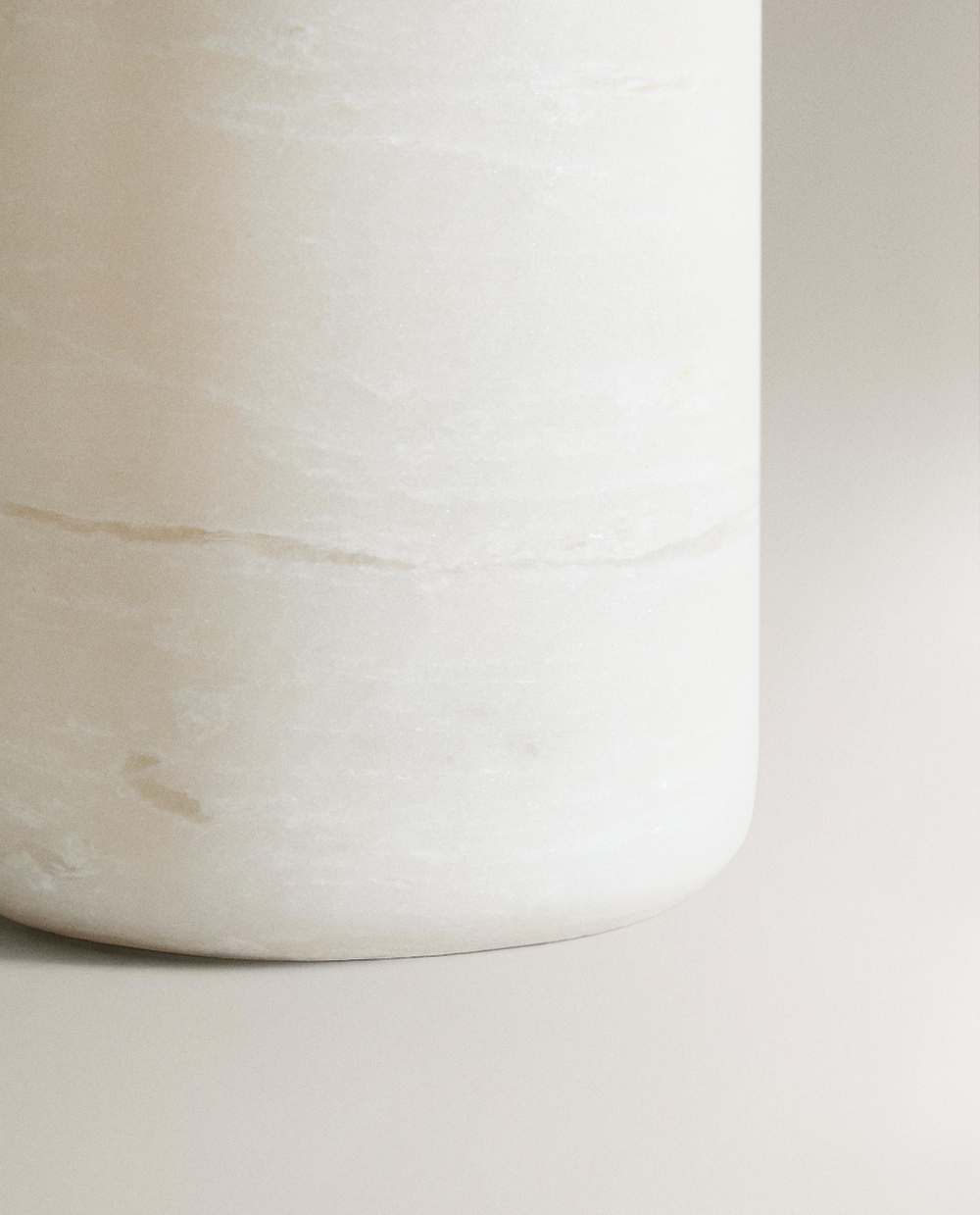 Zara Home дозатор для жидкого мыла, мрамор, молочный