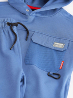 Толстовка с капюшоном и джоггеры в комплекте для мальчика Next B23-098, Синий