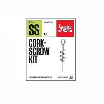 Спирали LJ Pro Series CORKSCROW KIT M для крепления силиконовых приманок 7шт.