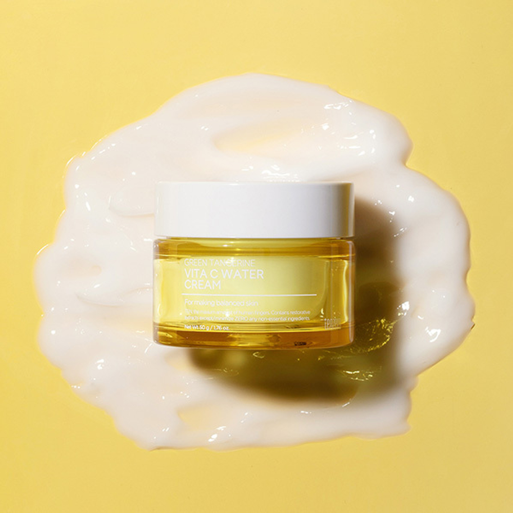 Освежающий крем с экстрактом Зелёного Мандарина Tenzero Green Tangerine Vita C Water Cream 50гр