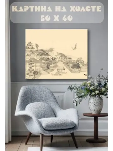 Картина на стену 40 X 50 Китайская
