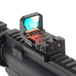Прицел коллиматорный Veber Folder Dot 122 RD складной (Открытый, Вивер, 3 МОА, объектив 22х16 мм, 3 метки красные)