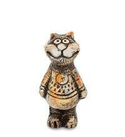 Фигурка "Кот Дачник" шамот