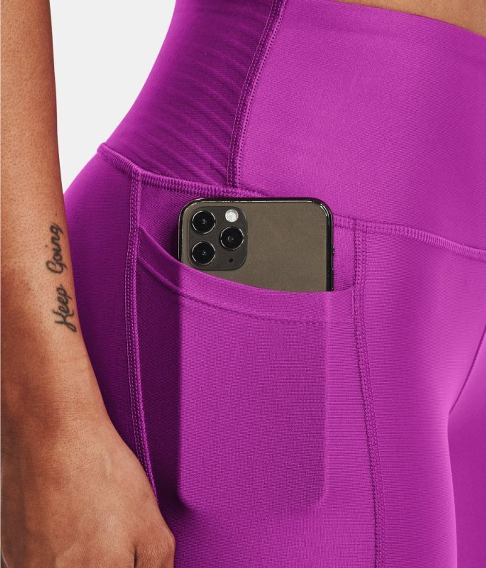 Leginsy Under Armour No Slip Waistband Full-Length Leggings W - Фиолетовый