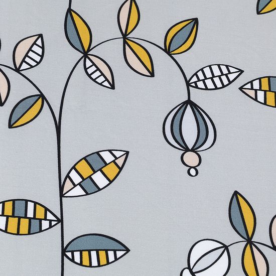 Комплект постельного белья "Ягоды тайги" из премиального сатина из коллекции russian north, 150х200 см