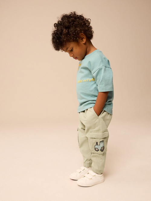 Брюки карго для мальчика Next CE44-891, Хаки