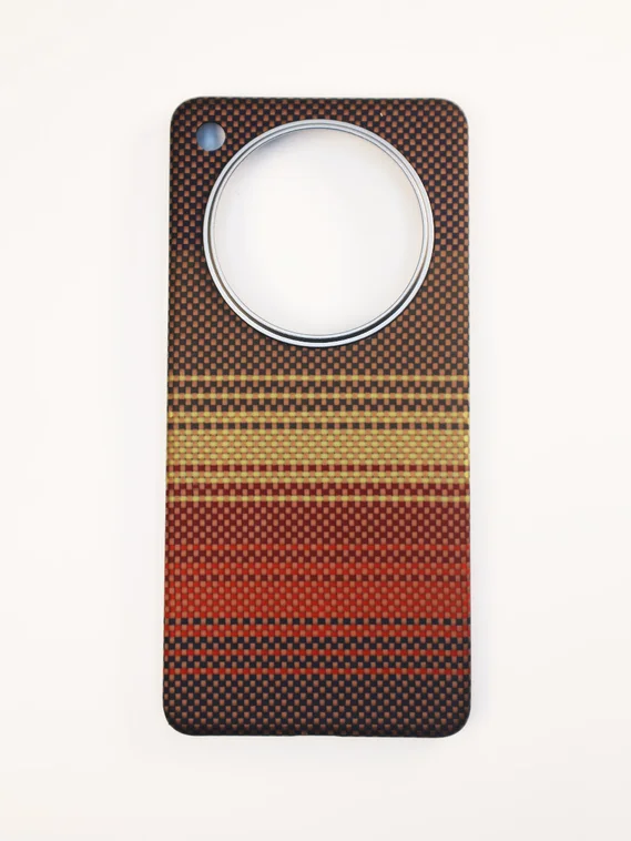 Карбоновый чехол для Oppo Find X8 Pro with MagSafe Солнечный свет (Sunset)