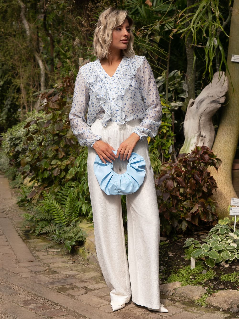 Брюки Сияние лета (белое золото) Б15677-5М LT Collection