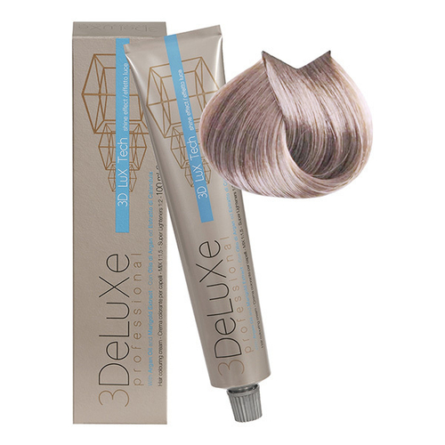 Стойкая крем-краска для волос Оттенок 12.61 Розовый глянец 3DeLuXe 100мл