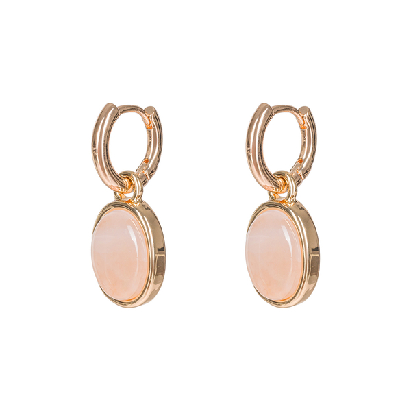 Серьги Fiore Luna ROSE QUARTZ LE1202 R/G