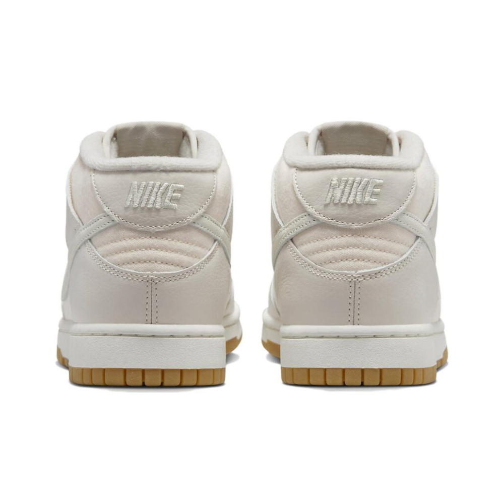 Мужские кроссовки Nike Dunk Mid 'Canvas Light Orewood Brown Gum' DZ2533-100