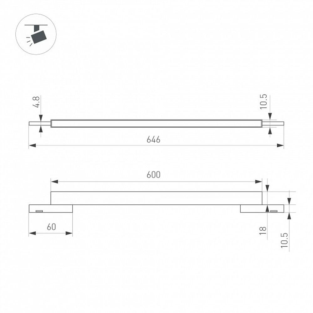 Накладной светильник Arlight MAG-MICROCOSM 043273