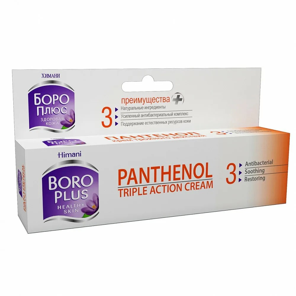 Himani Boro‑Plus Пантенол, крем тройного действия, 60 мл
