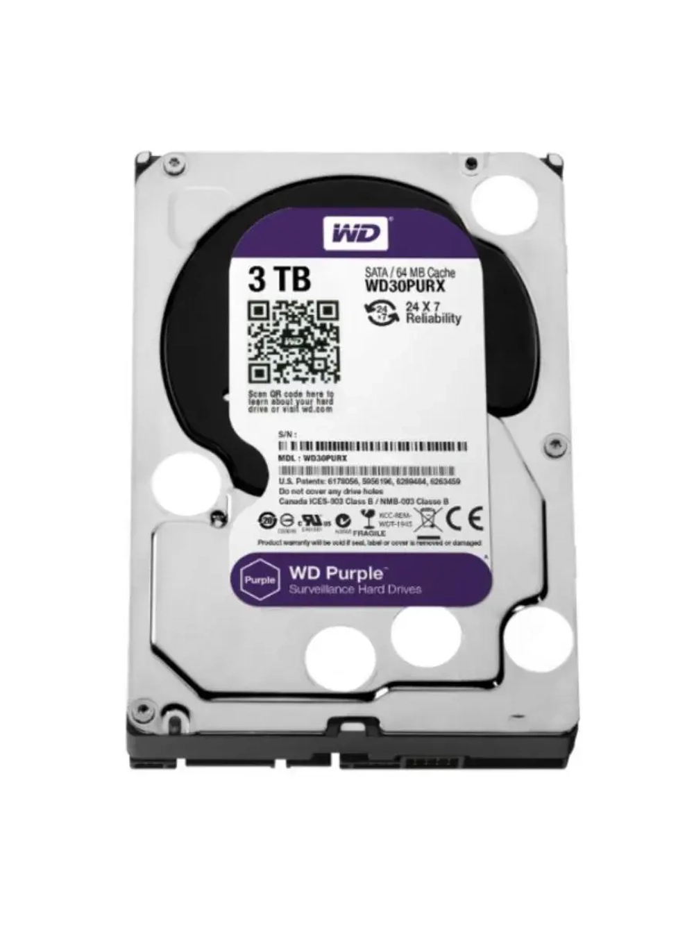 3.5" 3 ТБ Жетский диск Purple WD30PURX