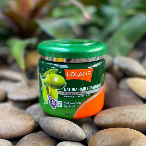 Маска для лечения сухих волос с экстрактом Жожоба и протеинами Шелка Hair Treatment Jojoba Oil & Silk Protein Lolane Nature