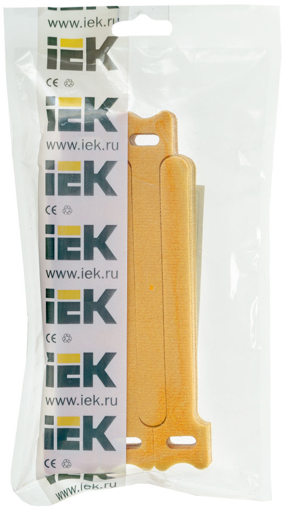 ХОМУТ-ЛИПУЧКА 14Х135ММ ЖЕЛТЫЙ 100ШТ