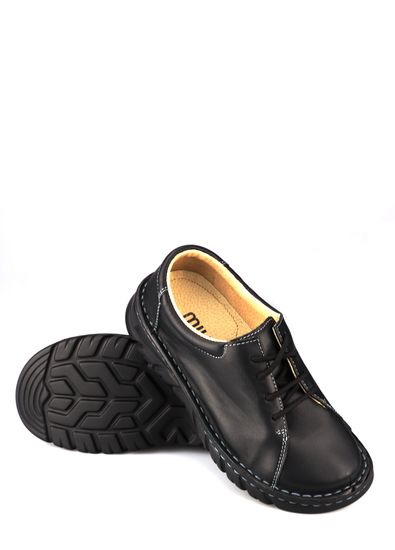 07 | "Golles" | Женские полуботинки (черный)