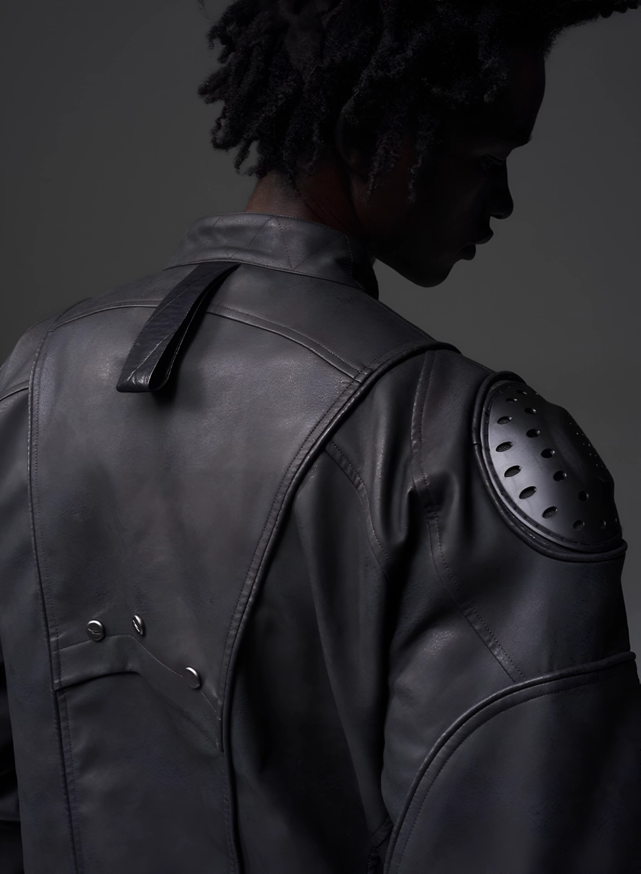 [FROM MOSCOW] Куртка BLIND x BLACK8 Armored Motorcycle Leather Jacket