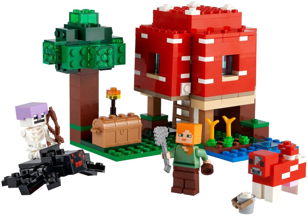 Конструктор LEGO Minecraft 21179 Грибной дом