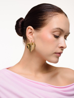 Серьги "Lily petal" Gold