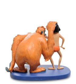 Disney Showcase Disney-A27146 Фигурка «Маугли и король Луи (Делай как я!)»
