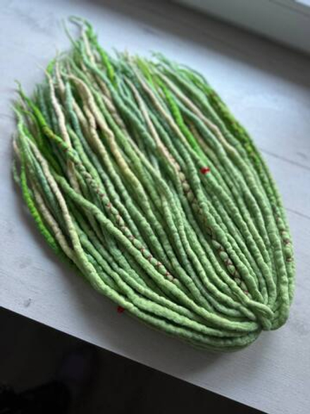 Фактурные войлочные дреды