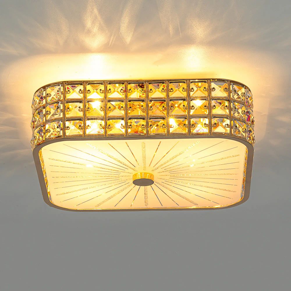 Citilux Портал CL324242 Люстра хрустальная Золото