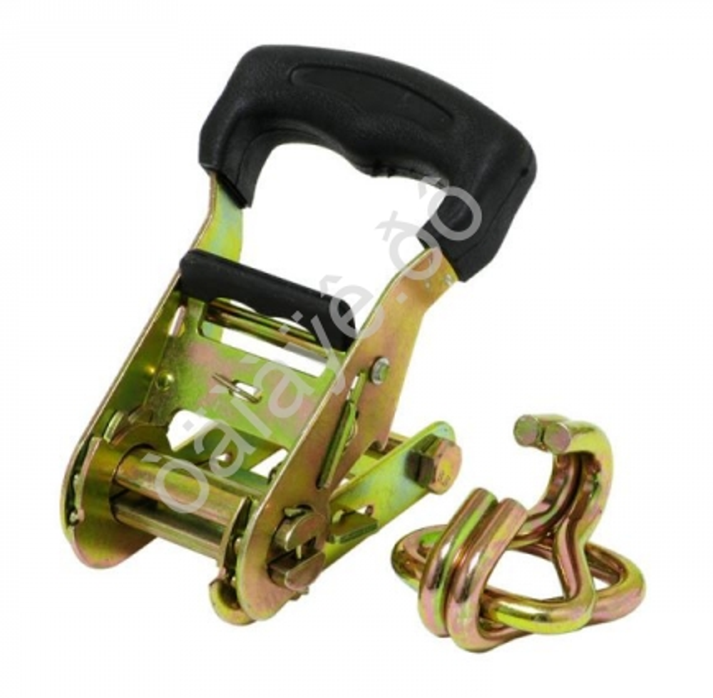 Храповый механизм и 2крюка для ремня стяжки груза 40мм 371ма