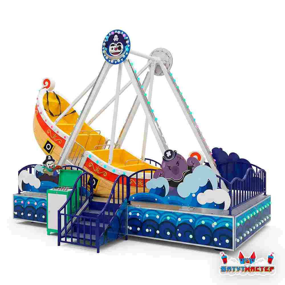 Аттракцион викинг «Северный ветер», 10 мест, 5×4×3,3 м