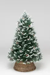 Искусственная елка Амелия заснеженная 240 см., 100% литая хвоя, ЕлкиТорг (163240)