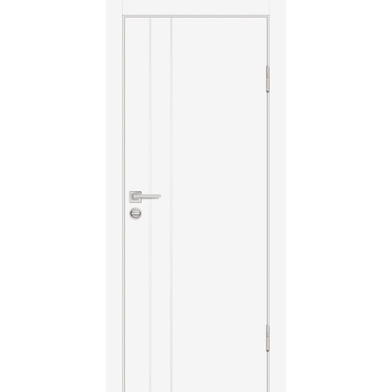 Фото межкомнатной двери экошпон Profilo Porte P-14 белая глухая кромка ABS в цвет полотна