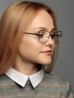 Оправа для очков для зрения женская металлическая, кошечки