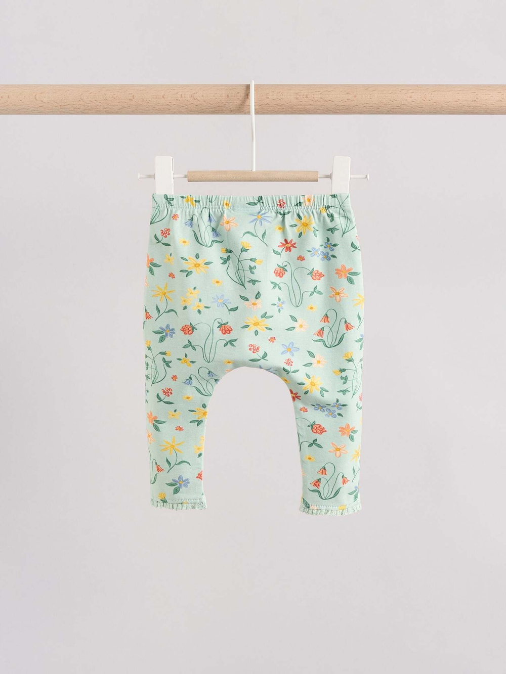 Лонгслив и брюки в комплекте для малышей Next E66-461, Молочный, Мятный