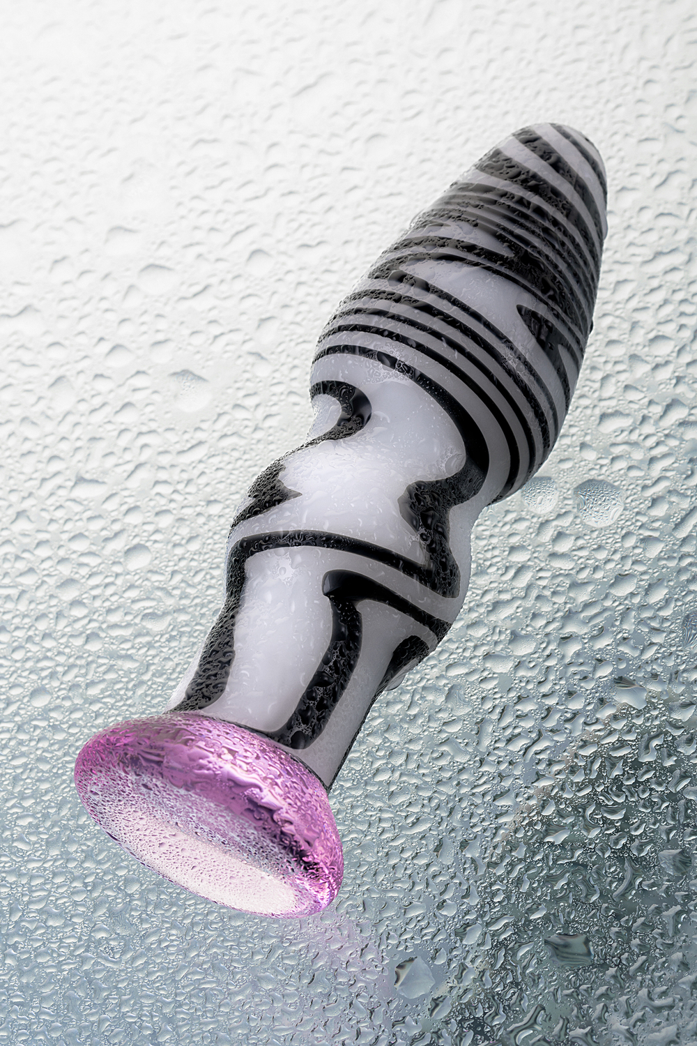 Анальная втулка Sexus Glass, стекло, белый, 12,5 см, Ø 3,5 см