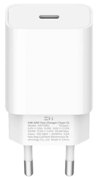 Зарядное устройство ZMI USB - Type-C Fast Charger 20W белый