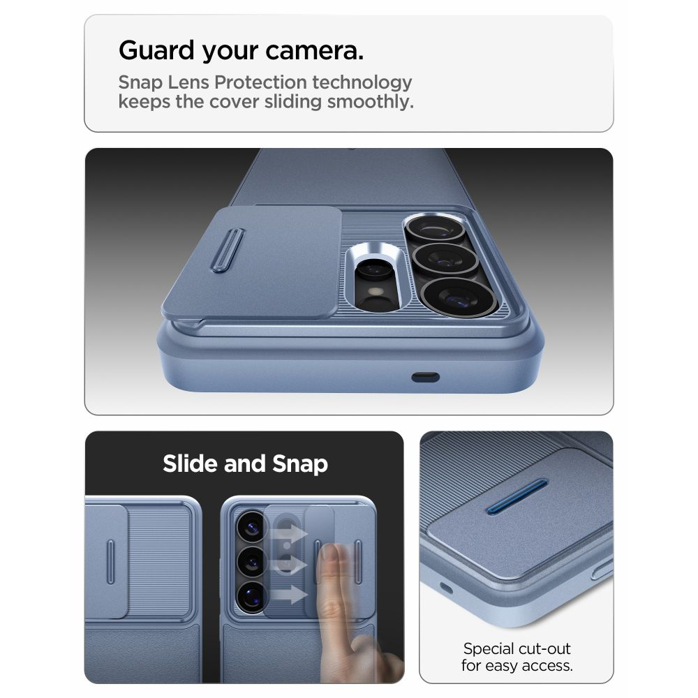 Чехол Spigen Optik Armor Galaxy S26 Ultra Light Blue