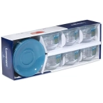 Чайный набор 12 предметов «BAGATELLE TURQUOISE» (6кружек 220мл+6блюдец) Q8812