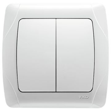 Выключатель VI-KO 2-кл. проходной бел. с/п 10А 250В