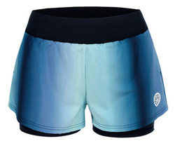 Шорты для девочки теннисные Bidi Badu Spectrum 2in1 Junior - небесный