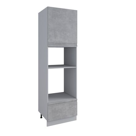 Кухня Модуль ПНС 600 (с нишей) Скала Бетон светлый (левый)