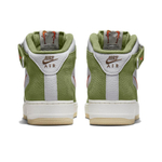Кроссовки Nike Air Force 1 Mid Oil Green Orange