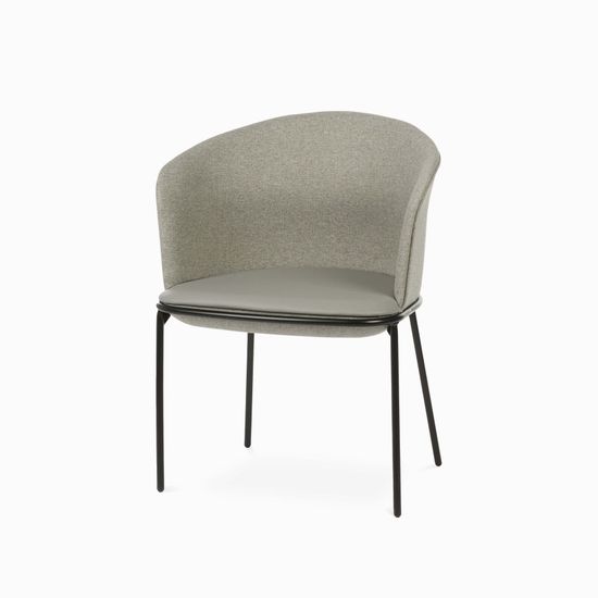 Стул Embrace с подлокотниками серый 