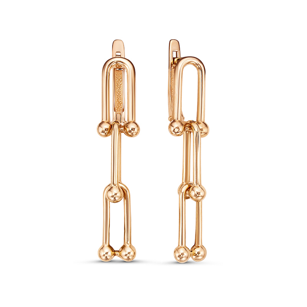 Серьги из золота 585 пробы
