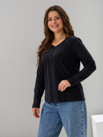 Лонгслив Л-004/черный-варенка