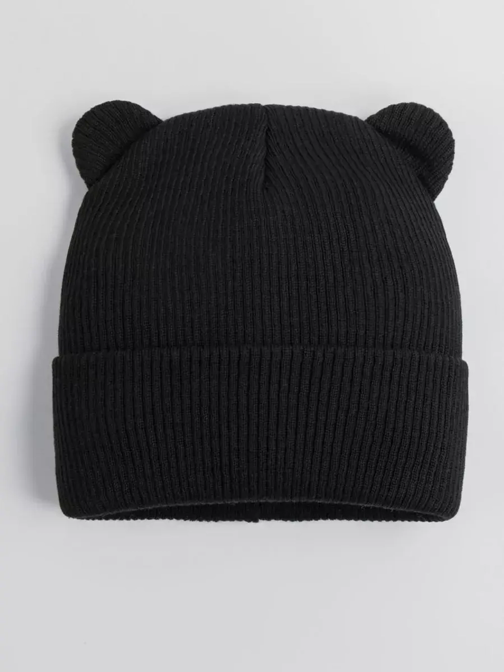 Шапка детская с ушками осенняя