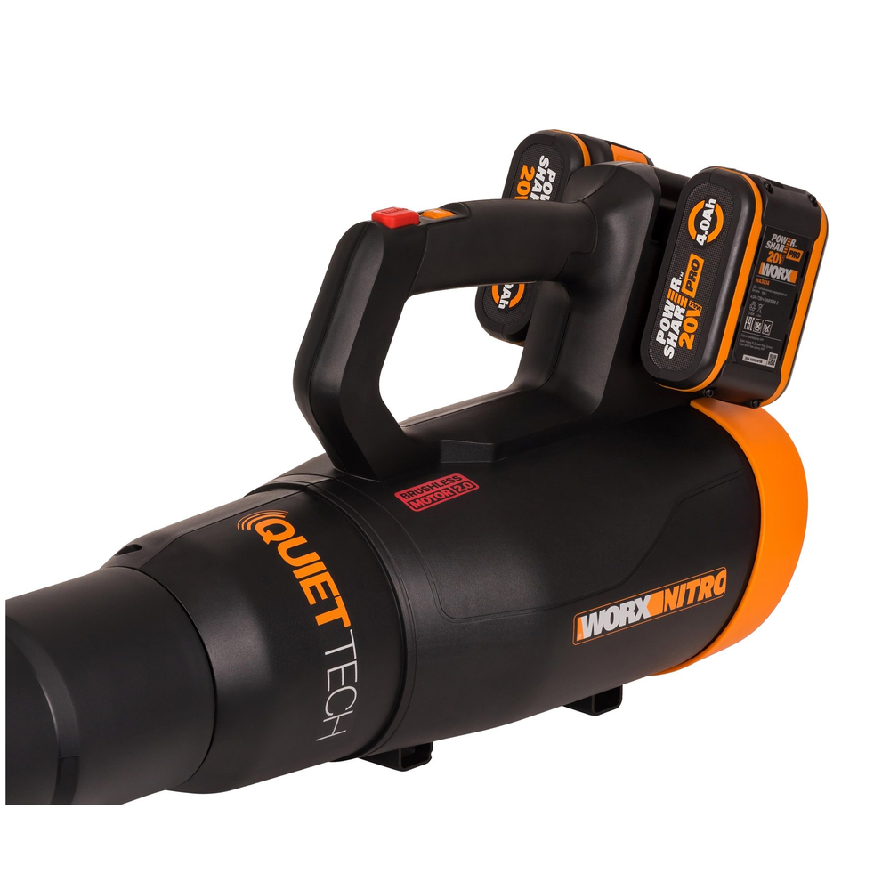 Воздуходувка аккумуляторная бесщеточная WORX WG581E
