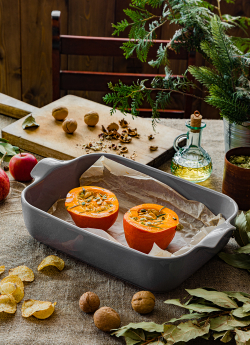 Форма для запекания Esprit de cuisine 40.5x27см 5.3 л темно-серая