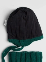 Шапка детская осенняя со снудом